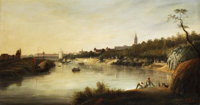 View of an English City by Thomas Sewell Robins