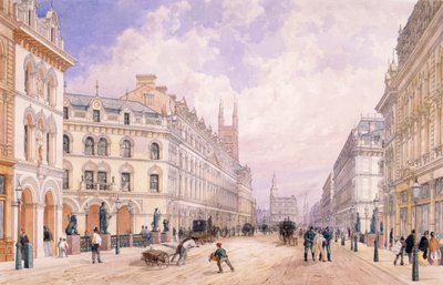 Holborn Viaduct, London by Thomas Shotter Boys