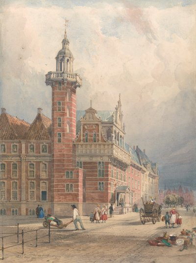 Hotel de Ville, Hague by Thomas Shotter Boys