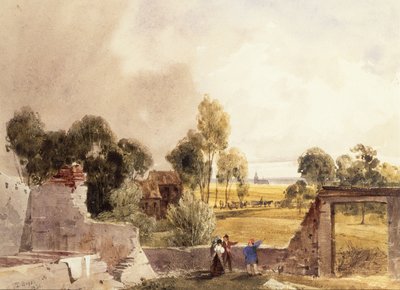 Hougoumont, Waterloo by Thomas Shotter Boys