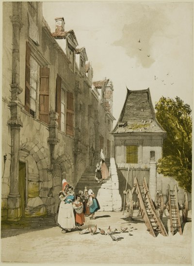 The Abbey St. Amand, Rouen by Thomas Shotter Boys
