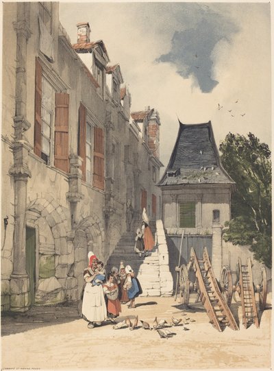 The Abbey of St. Amand, Rouen by Thomas Shotter Boys