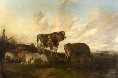 Repose in the Meadows by Thomas Sidney Cooper
