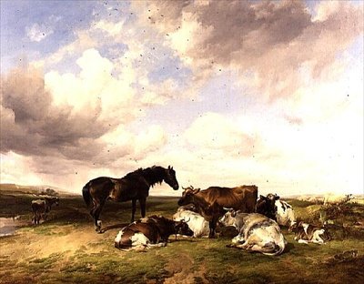 Summer Showers by Thomas Sidney Cooper