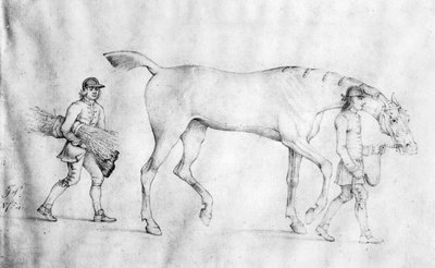 Horse and Grooms, 1754 by Thomas Spencer