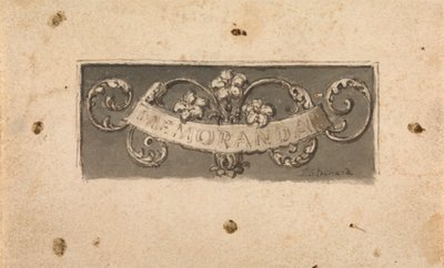Memoranda by Thomas Stothard
