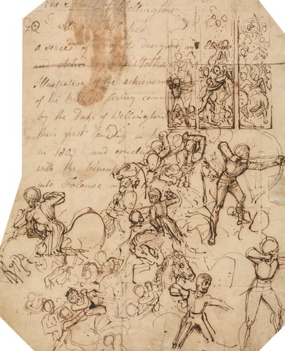 Study for the Wellington Shield by Thomas Stothard