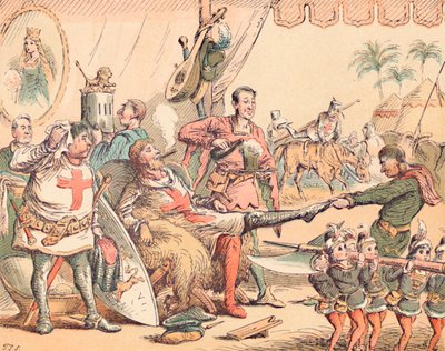 King Richard I in Palestine by Thomas Strong Seccombe