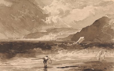 Lyme Regis, Dorsetshire, a Squall by Thomas Sully