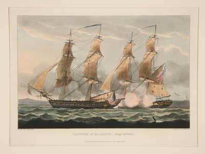 Capture of the Argus, August 14th, 1813 by Thomas Sutherland