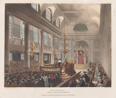 Synagogue, September 1, 1809 by Thomas Sutherland