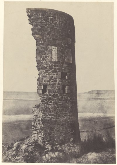 Tower Struck by Lightning, Saint-Ouen Bay by Thomas Sutton