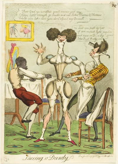 Lacing a Dandy by Thomas Tegg
