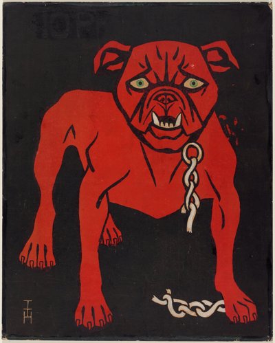 The Simplicissimus Bulldog by Thomas Theodor Heine