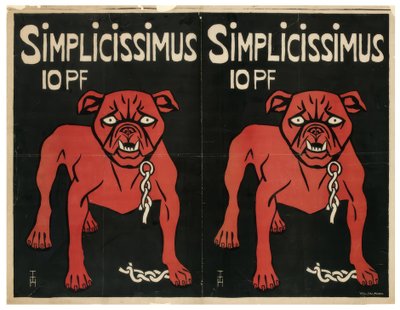 SIMPLICISSIMUS 10 PF by Thomas Theodor Heine