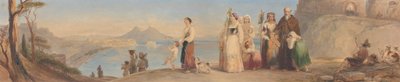 Festival of Saint Anthony, Bay of Naples by Thomas Uwins