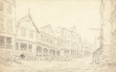 Watergate Street, Chester by Thomas Webster