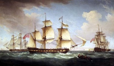 Seascape by Thomas Whitcombe