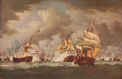 The Battle of Camperdown by Thomas Whitcombe