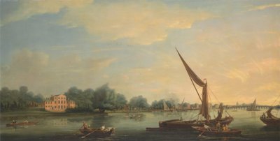 The Thames at Chelsea by Thomas Whitcombe