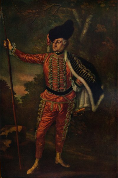 David Garrick as Tancred by Thomas Worlidge