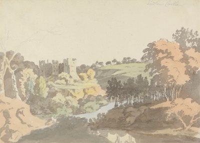 Ludlow Castle by Thomas Wright