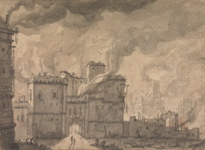Newgate Prison, the Fire of London by Thomas Wyck
