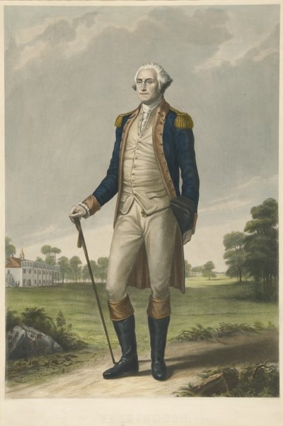 Washington, pub. 1859 by Thomas after Hicks