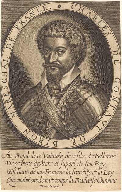 Charles de Gontaut, Duke of Biron by Thomas de Leu