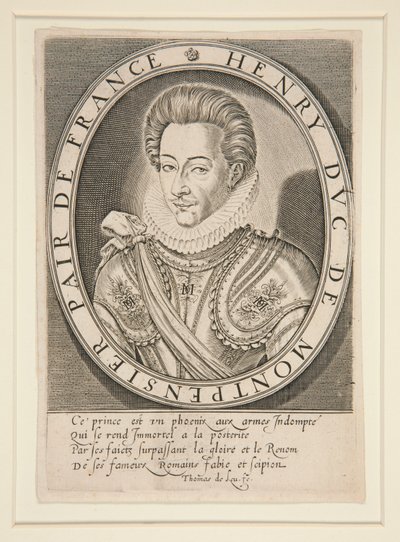 Henri de Bourbon, Duke of Montpensier by Thomas de Leu