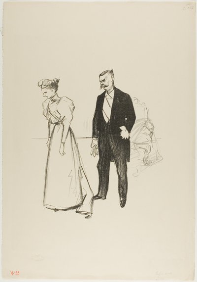 Alone at Last! by Théophile Alexandre Pierre Steinlen