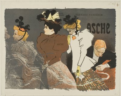Asche by Théophile Alexandre Pierre Steinlen