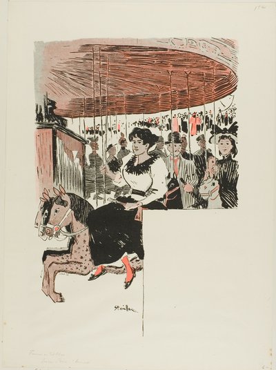 Brune by Théophile Alexandre Pierre Steinlen