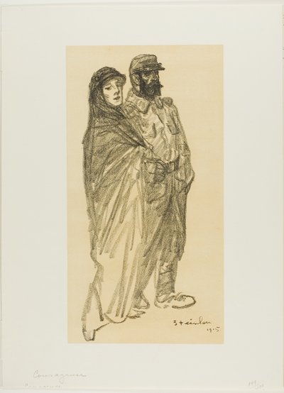 Courageous by Théophile Alexandre Pierre Steinlen