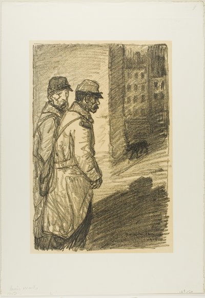 Errant Dogs by Théophile Alexandre Pierre Steinlen