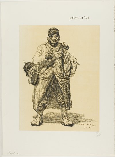 Infantryman by Théophile Alexandre Pierre Steinlen
