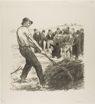 Milch Cow by Théophile Alexandre Pierre Steinlen