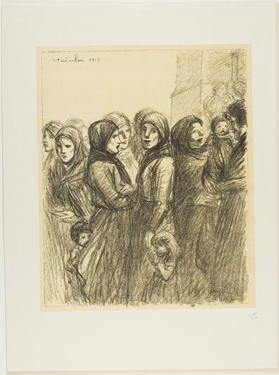 Military Allocation by Théophile Alexandre Pierre Steinlen
