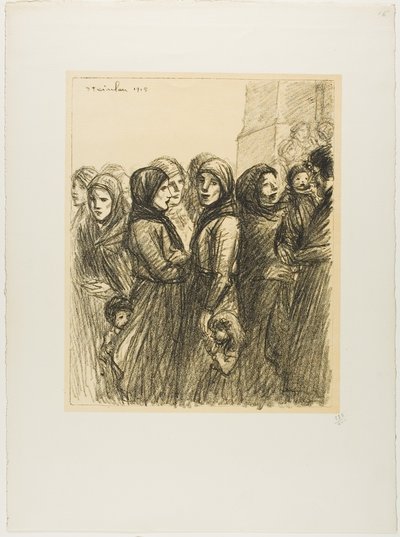 Military Allocation by Théophile Alexandre Pierre Steinlen