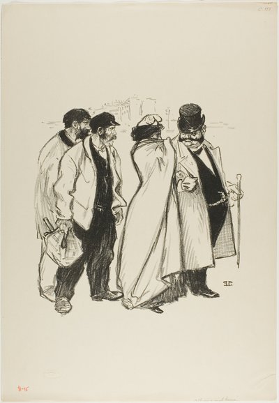 She Turned Out Badly! by Théophile Alexandre Pierre Steinlen