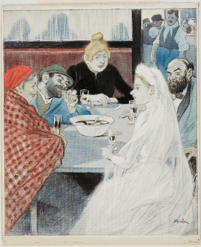 The Bride by Théophile Alexandre Pierre Steinlen