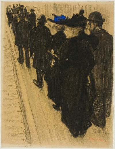 The Entourage by Théophile Alexandre Pierre Steinlen