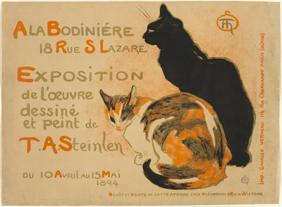 At the Bodinière by Théophile Alexandre Pierre Steinlen