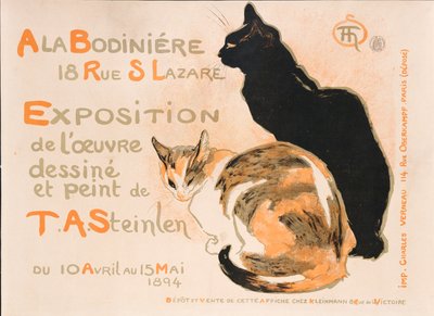 At the Bodiniere, 1894 by Théophile Alexandre Steinlen