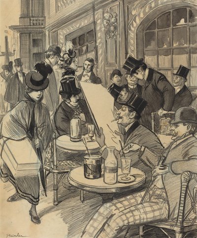 Chez Maxime by Théophile Alexandre Steinlen