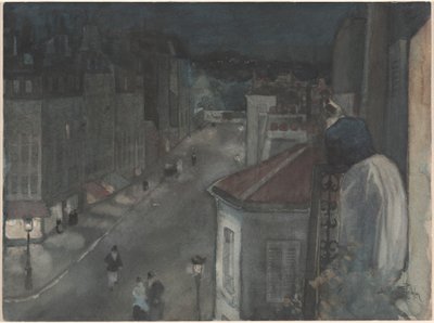 From the Sixth Floor by Théophile Alexandre Steinlen