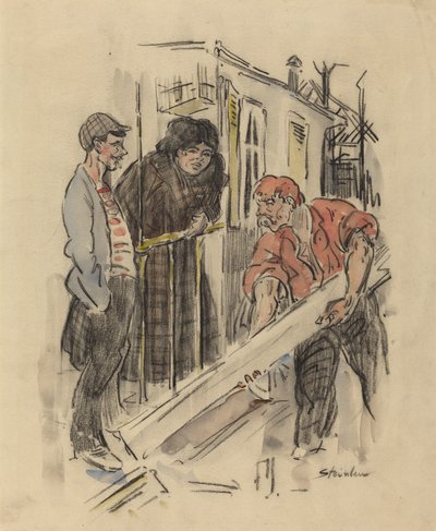 Gossips by Théophile Alexandre Steinlen