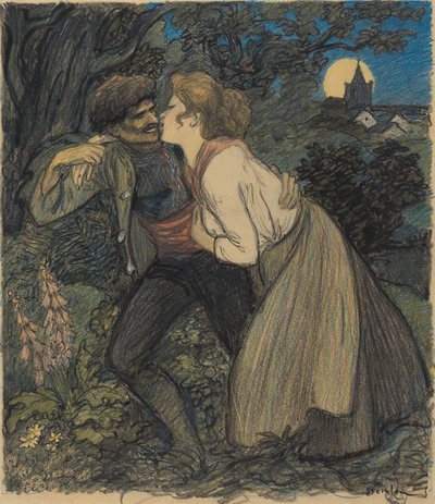 The She-Wolf, 1900 by Théophile Alexandre Steinlen