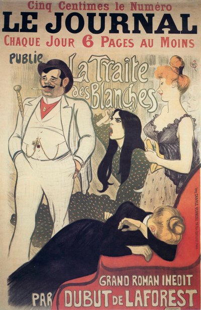 Le Journal, poster by Théophile Alexandre Steinlen