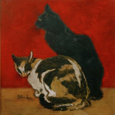 The Cats by Théophile Alexandre Steinlen